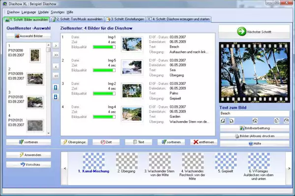 Programme für Diashow